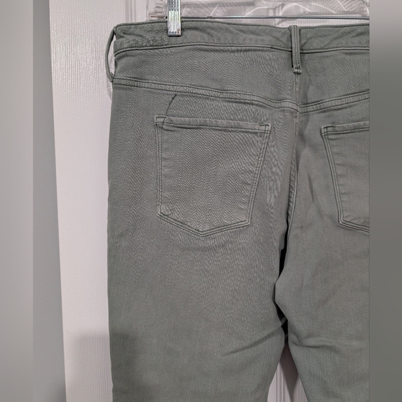 Mossimo Supply Co. Denim Sage Green High Rise Skinny Jeans in Size 16R - Picture 6 of 10